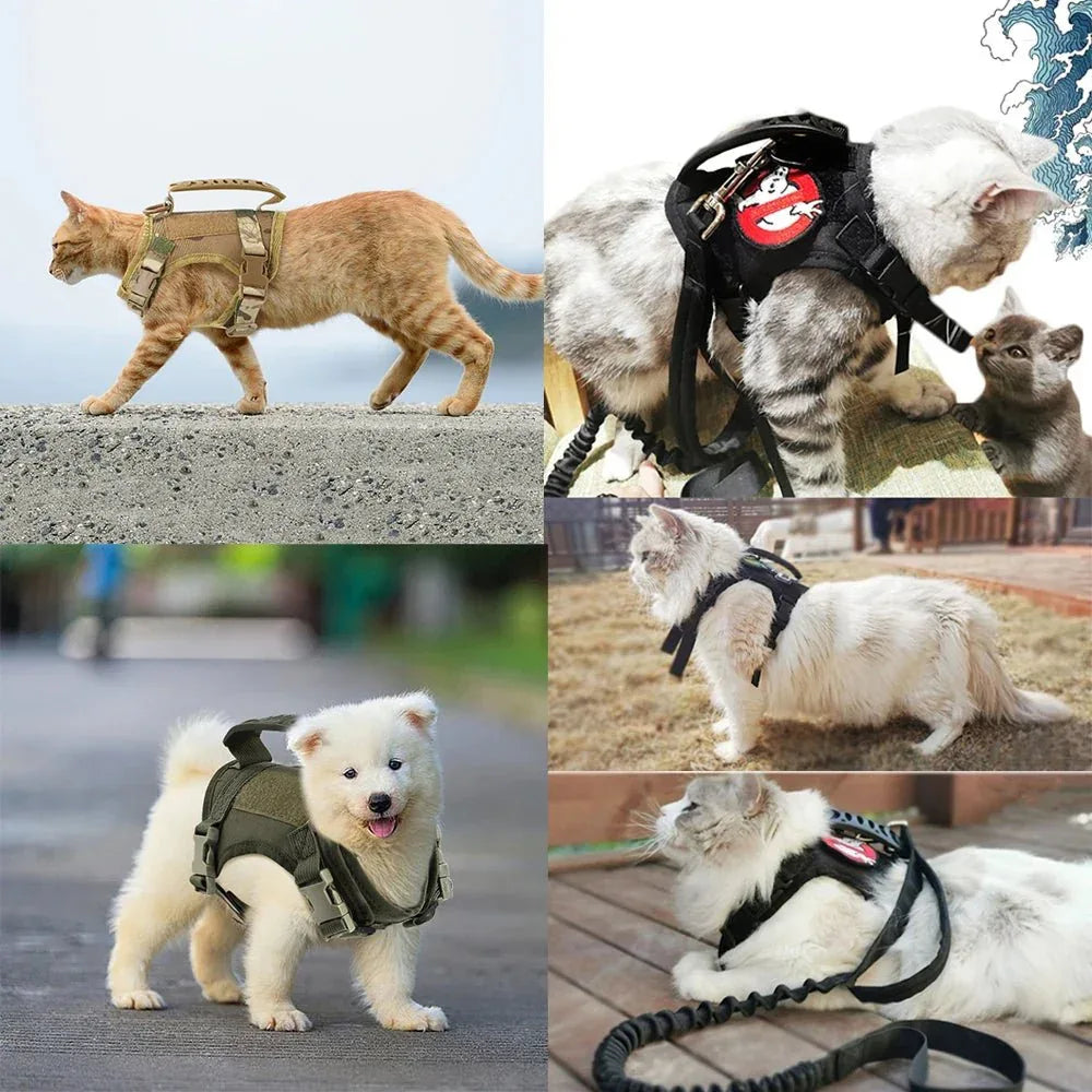 Tactical Cat Harness - Happy Tails - paws & love