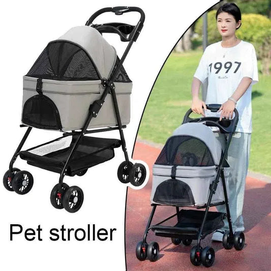 Stroller for Dogs and Cats - Happy Tails - paws & love