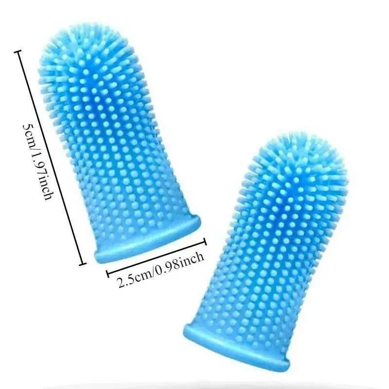 Soft Silicone Pet Toothbrush for Easy Pet Oral Hygiene Care - Happy Tails