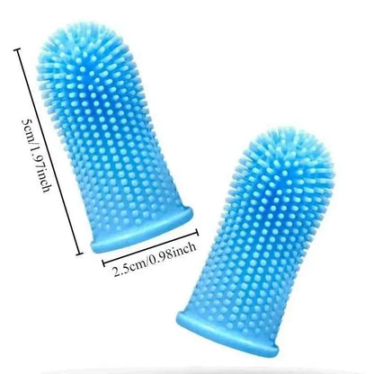 Soft Silicone Pet Toothbrush for Easy Pet Oral Hygiene Care - Happy Tails - paws & love