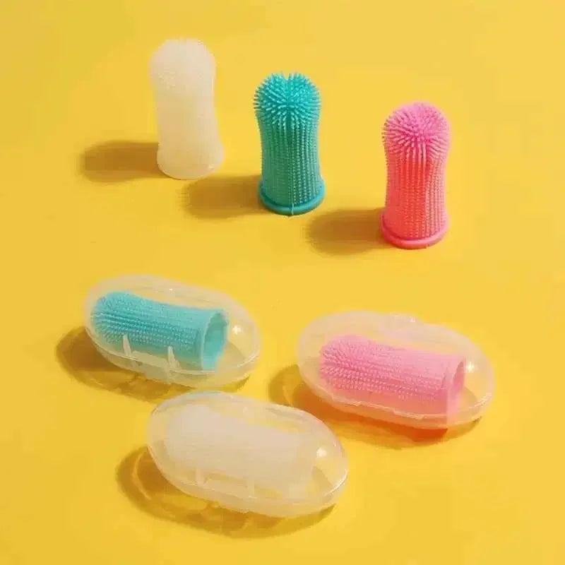 Soft Silicone Pet Toothbrush for Easy Pet Oral Hygiene Care - Happy Tails - paws & love