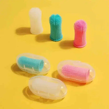 Soft Silicone Pet Toothbrush for Easy Pet Oral Hygiene Care - Happy Tails - paws & love