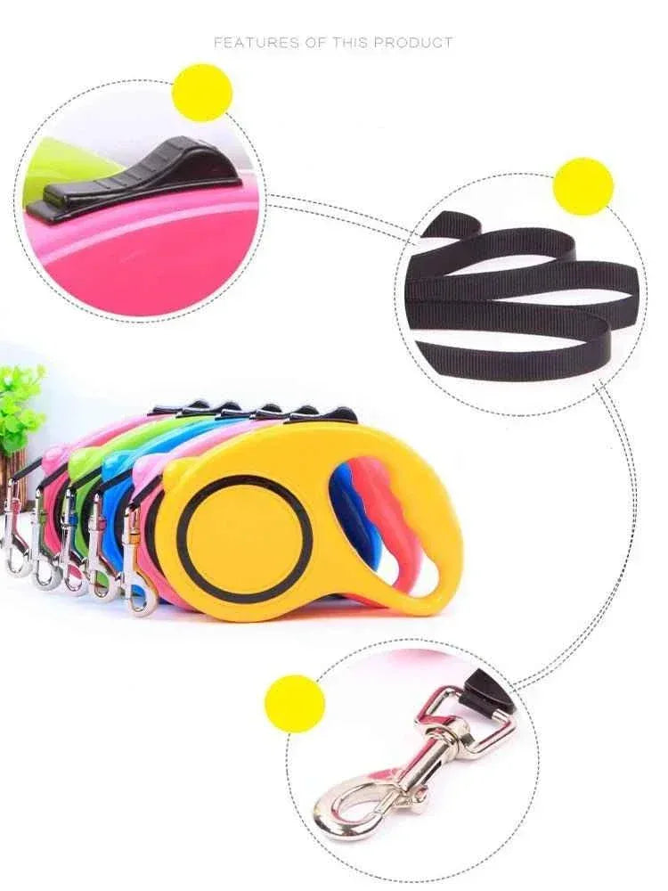 Automatic Retractable Dog Leash - Happy Tails