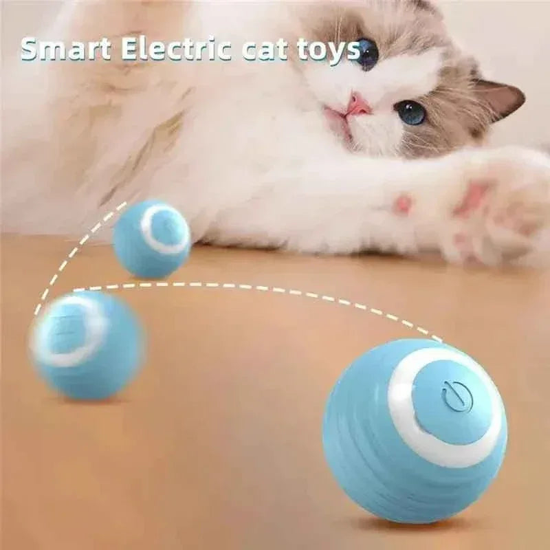 Self-moving Electric Cat Ball Toy - Happy Tails - paws & love