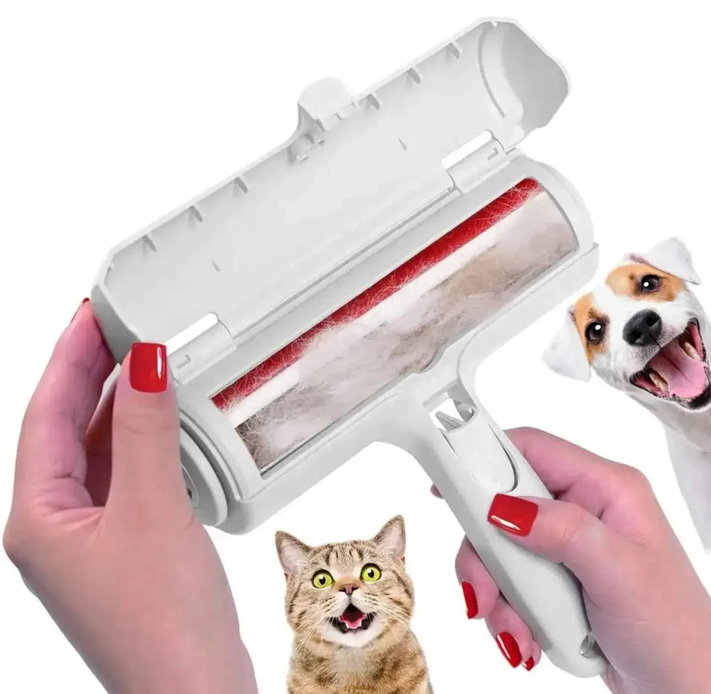 Self-Cleaning Pet Hair Remover Roller for Furniture & Clothe - Happy Tails