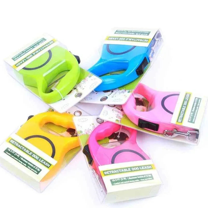 Automatic Retractable Dog Leash - Happy Tails - paws & love