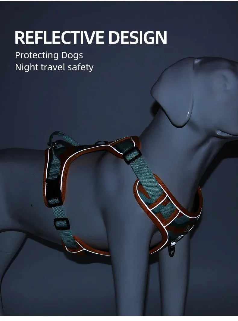 Reflective Dog Harness - Happy Tails