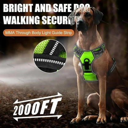 LED Dog Harness - Happy Tails