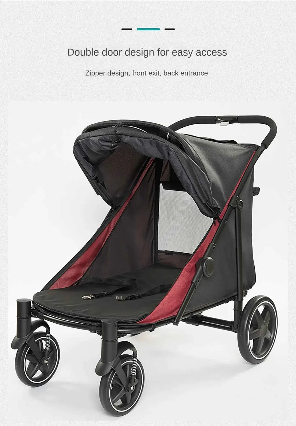Pet Stroller for Dogs and Cats - Happy Tails