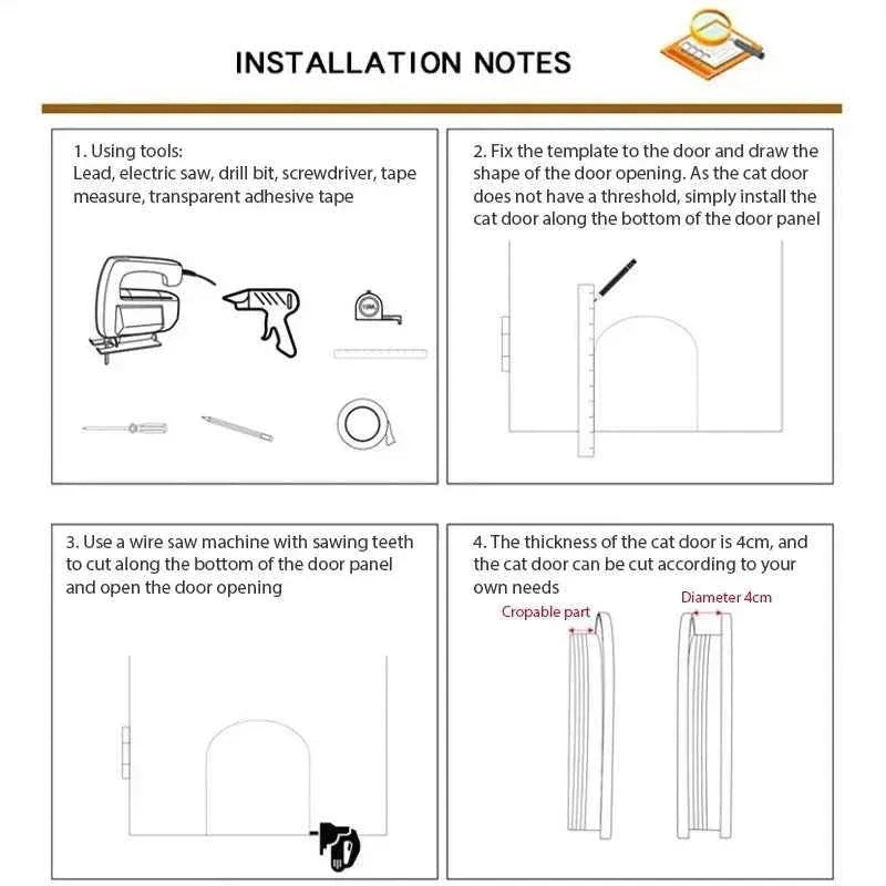 Pet Door for Cats and Dogs - Happy Tails