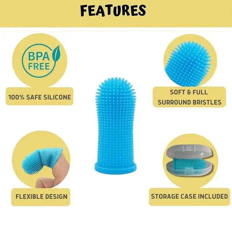 Soft Silicone Pet Toothbrush - Happy Tails