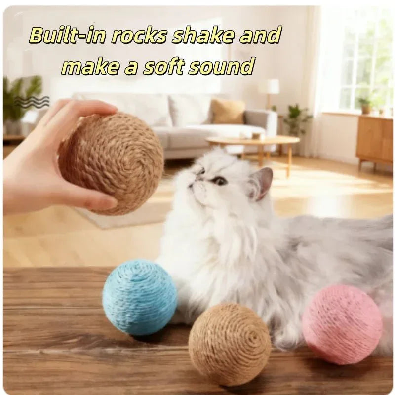 Purrfect Play Cat Scratching Ball - Happy Tails - paws & love