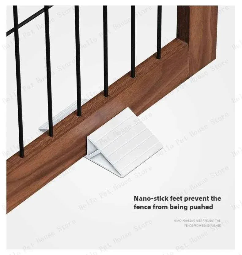 Wooden Dog Fence - Happy Tails - paws & love