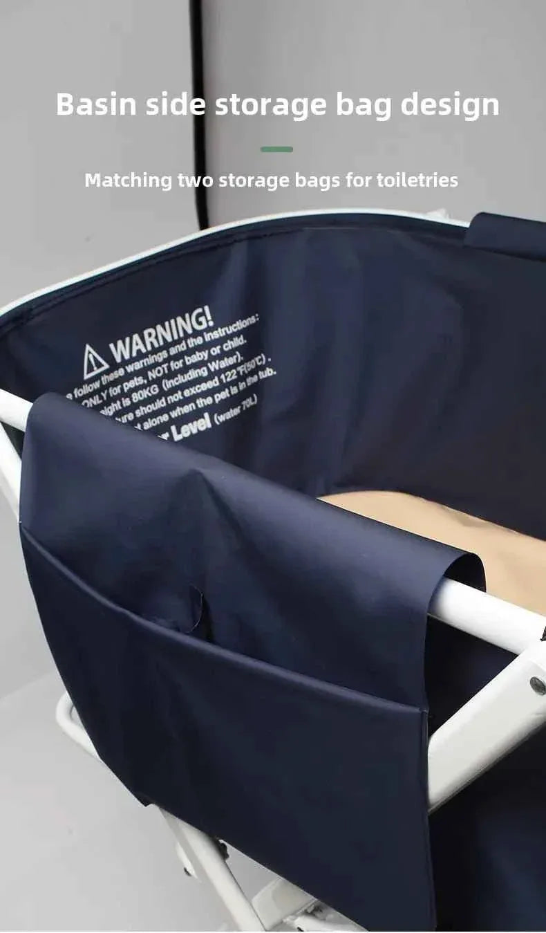 Foldable Pet Bath Tub - Happy Tails - paws & love