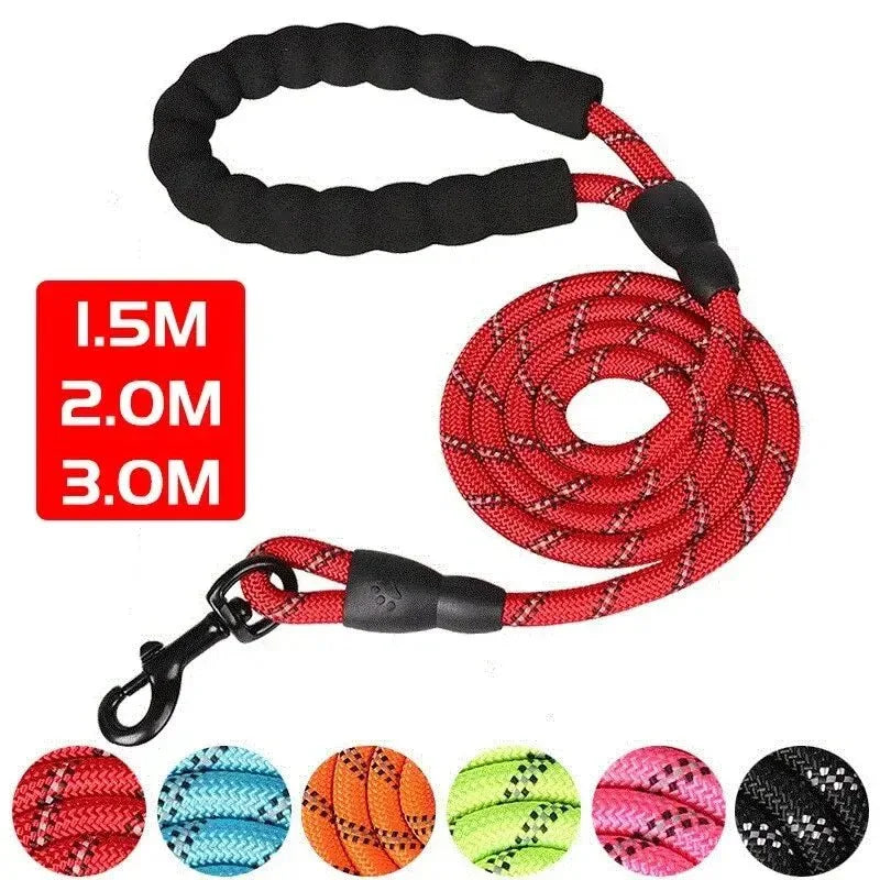 Reflective Dog Leash - Happy Tails - paws & love