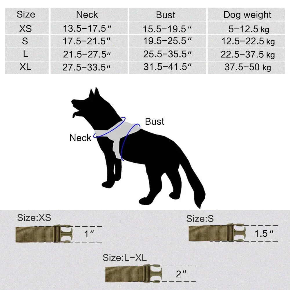 Tactical Dog Harness - Happy Tails