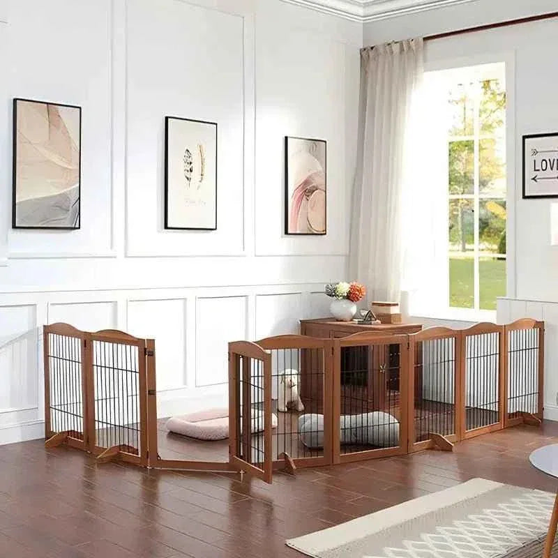 Wooden Dog Fence - Happy Tails - paws & love