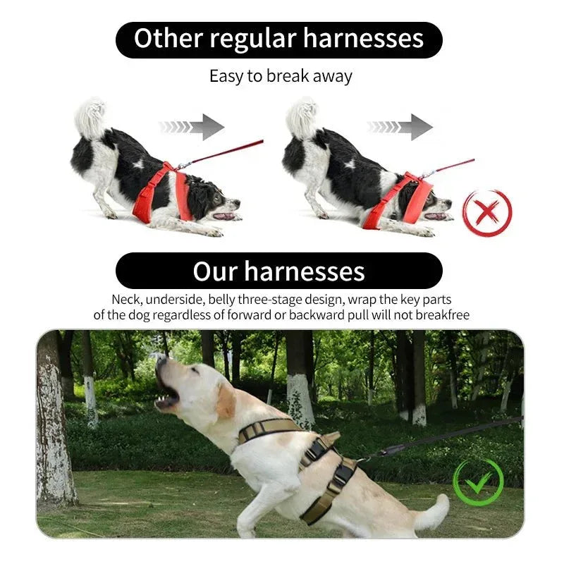 Anti-Breakaway Pet Harness for Easy Control - Happy Tails - paws & love
