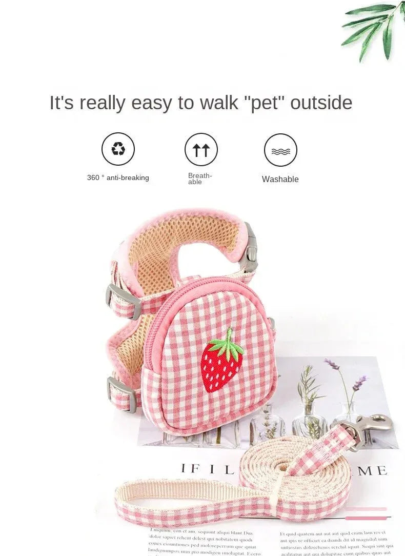 Little Harness for Small Pets - Happy Tails