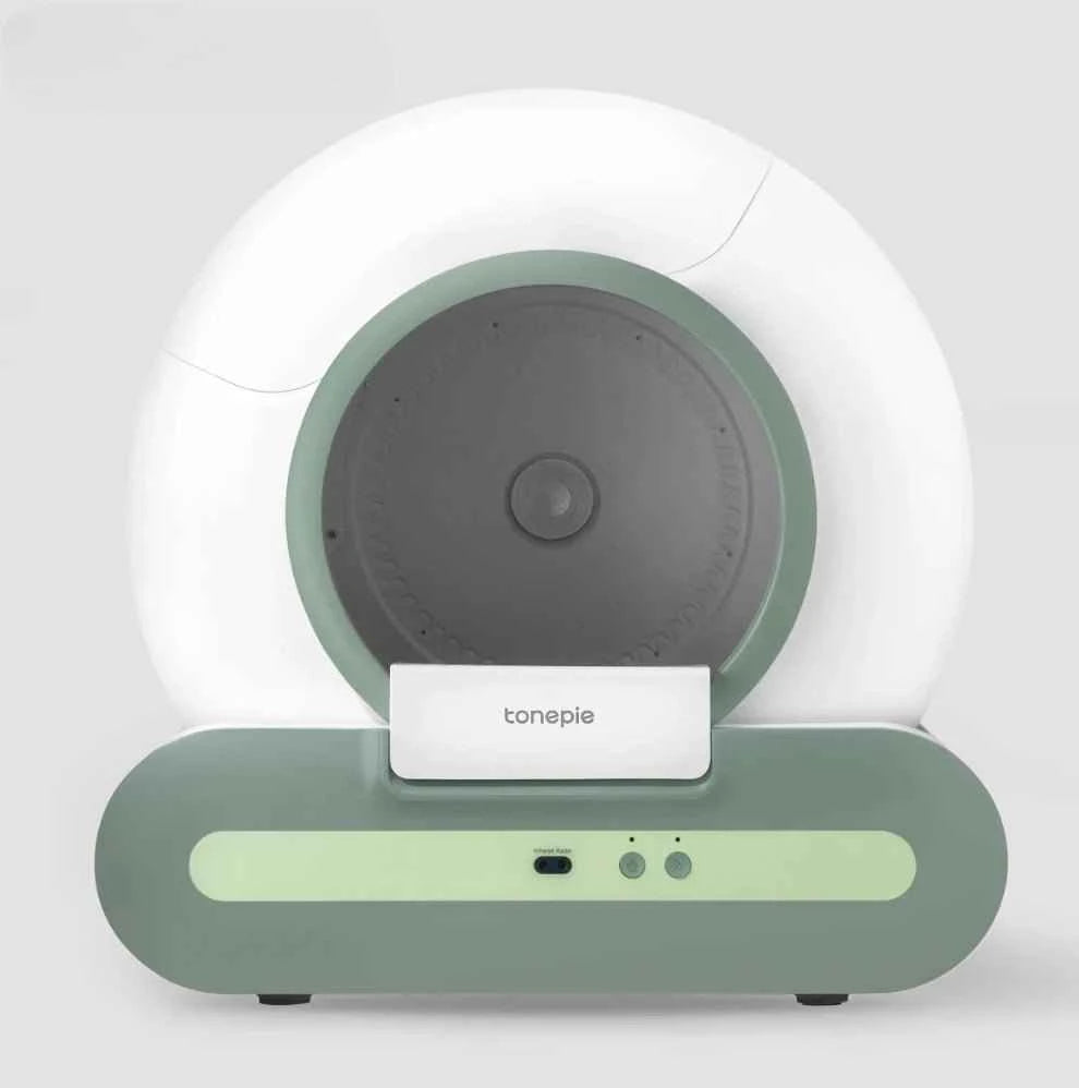 Fully Automatic Electric Large Cat Litter Box - Enclosed & Deodorizing Automatic Cat Litter Box - Happy Tails