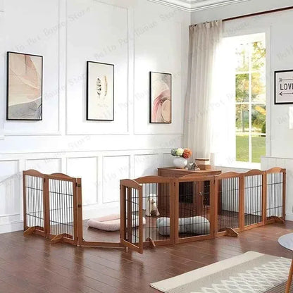 Wooden Dog Fence - Happy Tails - paws & love