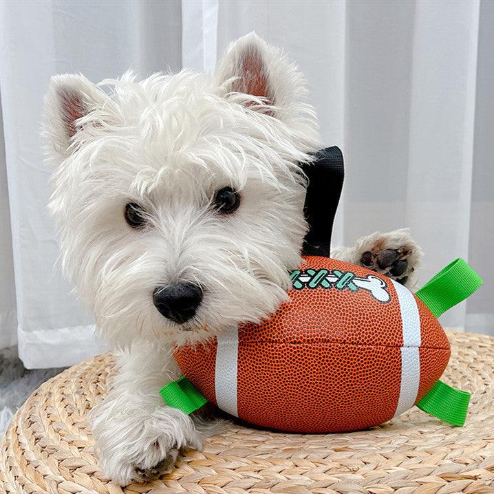 Dog Football Toy for Fun Playtime - Happy Tails - paws & love