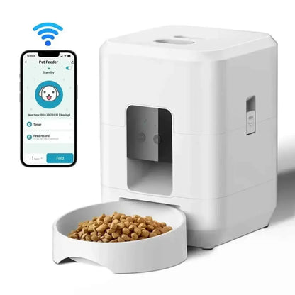 Smart Pet Feeder with Portion Control and Automatic Timer - Happy Tails - paws & love