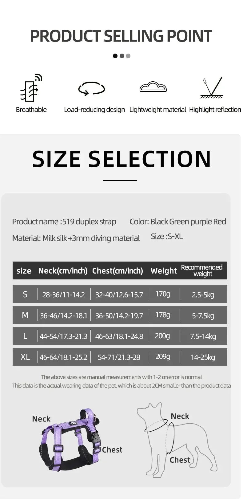 Harnesses and Wear Necklaces - Happy Tails