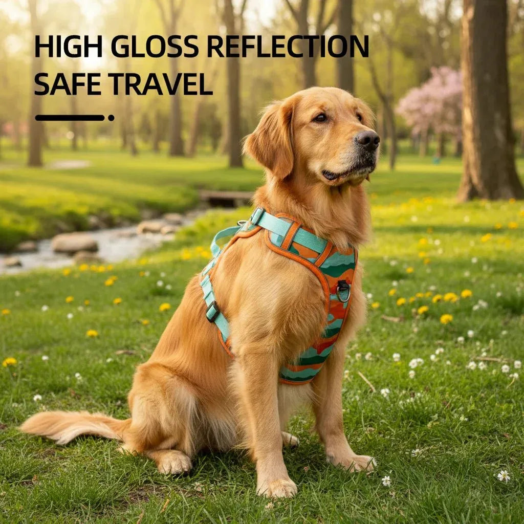 Reflective Dog Harness - Happy Tails