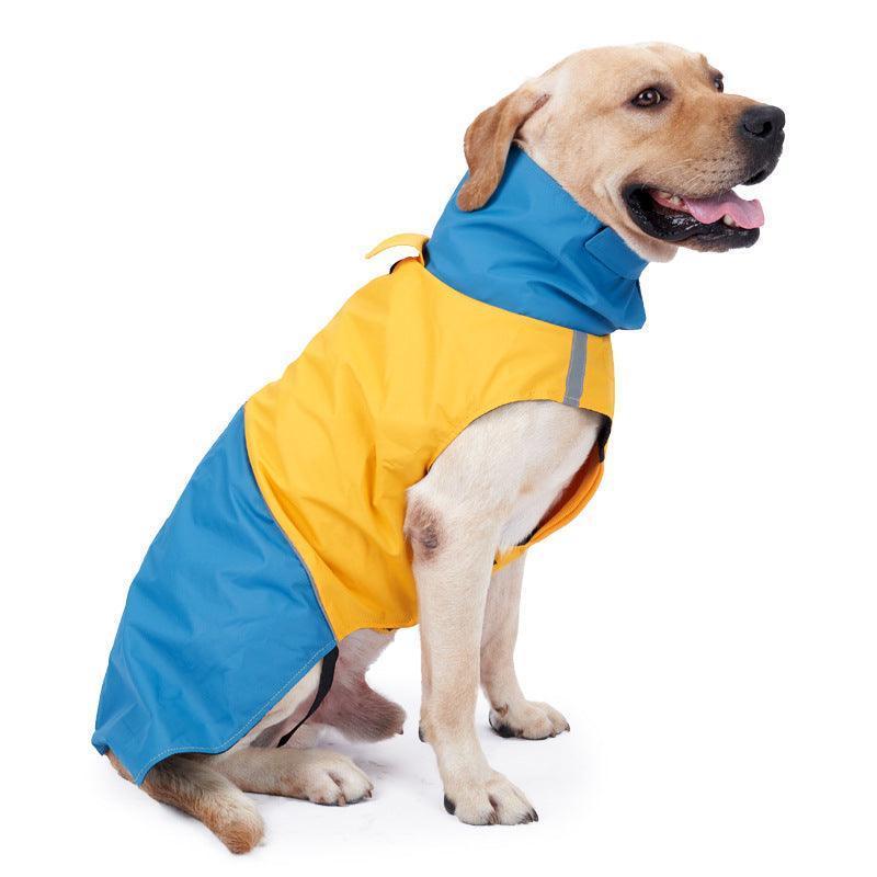 Colorblock Dog Raincoat - Happy Tails