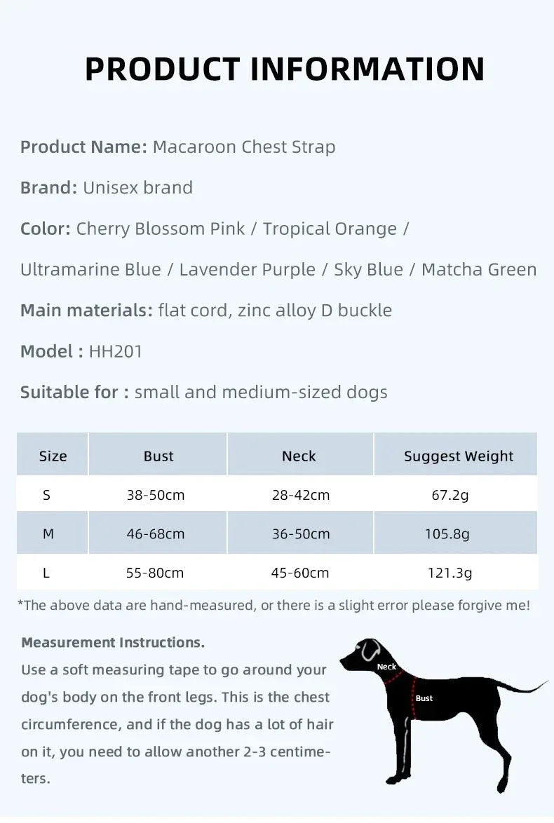 Adjustable Pet Harness - Happy Tails - paws & love