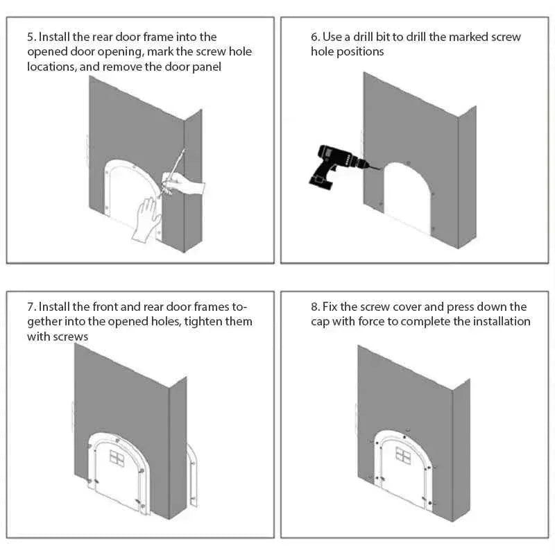 Pet Door for Cats and Dogs - Happy Tails