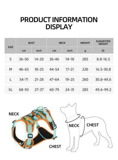 Reflective Dog Harness - Happy Tails