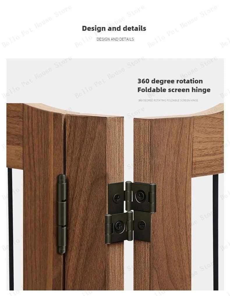 Wooden Dog Fence - Happy Tails - paws & love