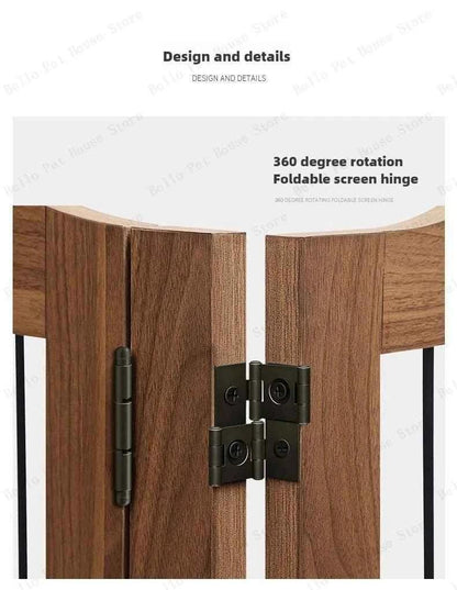 Wooden Dog Fence - Happy Tails - paws & love