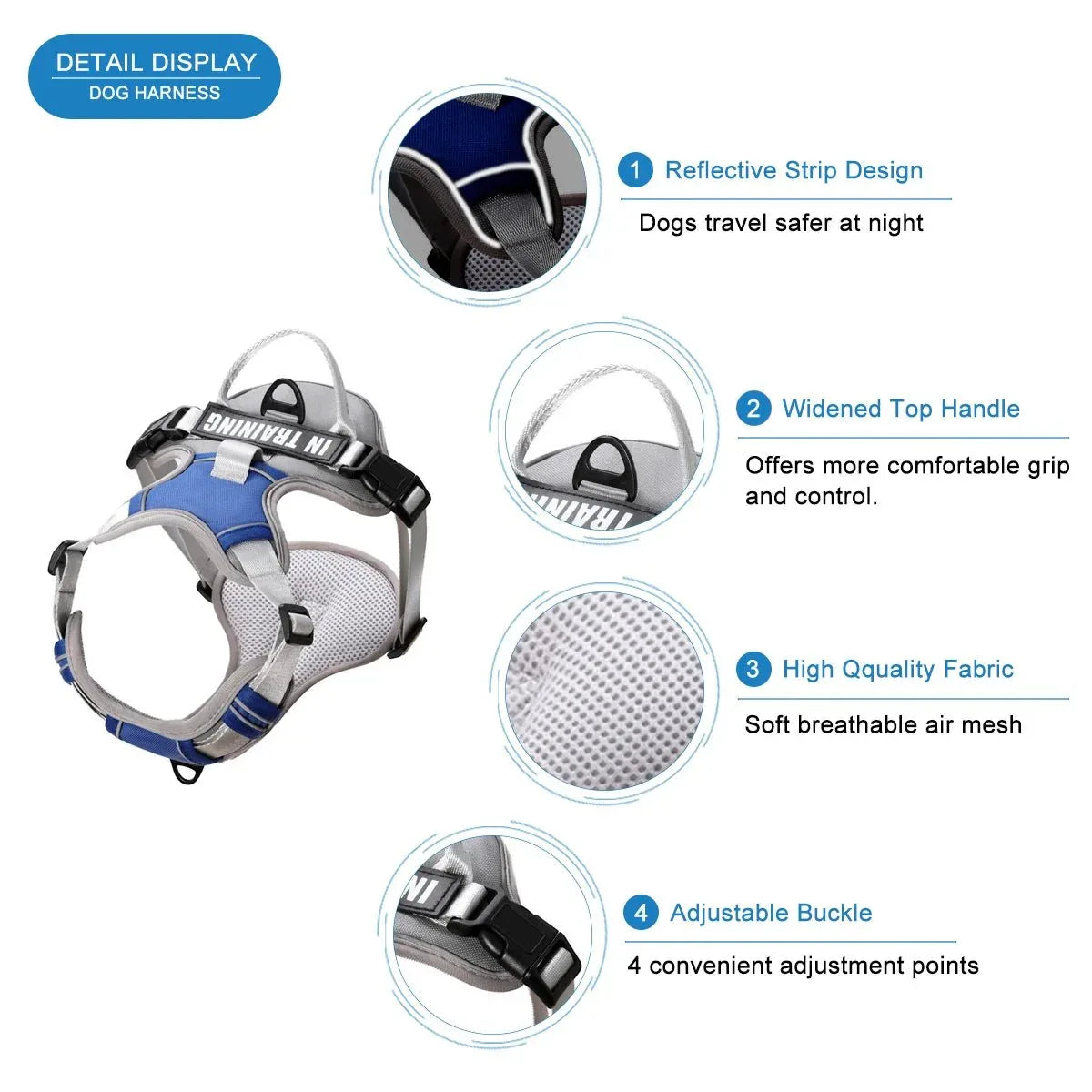 Dog Harness No Pull - Happy Tails