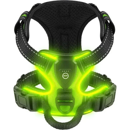 LED Dog Harness - Happy Tails
