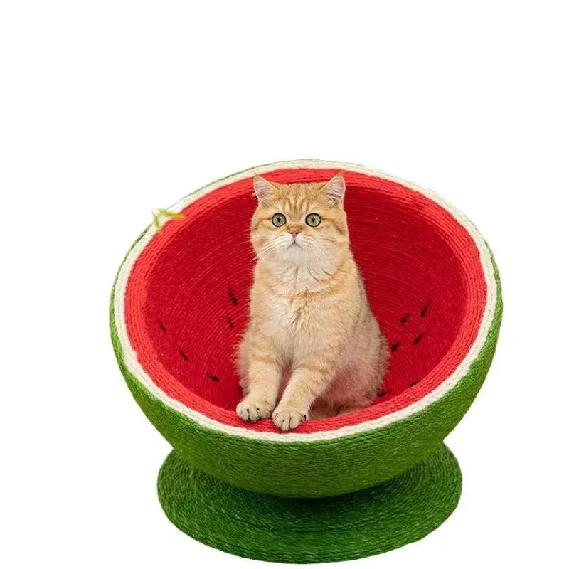 Cat Haven Round Scratching Surface - Happy Tails - paws & love