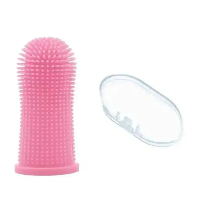 Soft Silicone Pet Toothbrush for Easy Pet Oral Hygiene Care - Happy Tails - paws & love