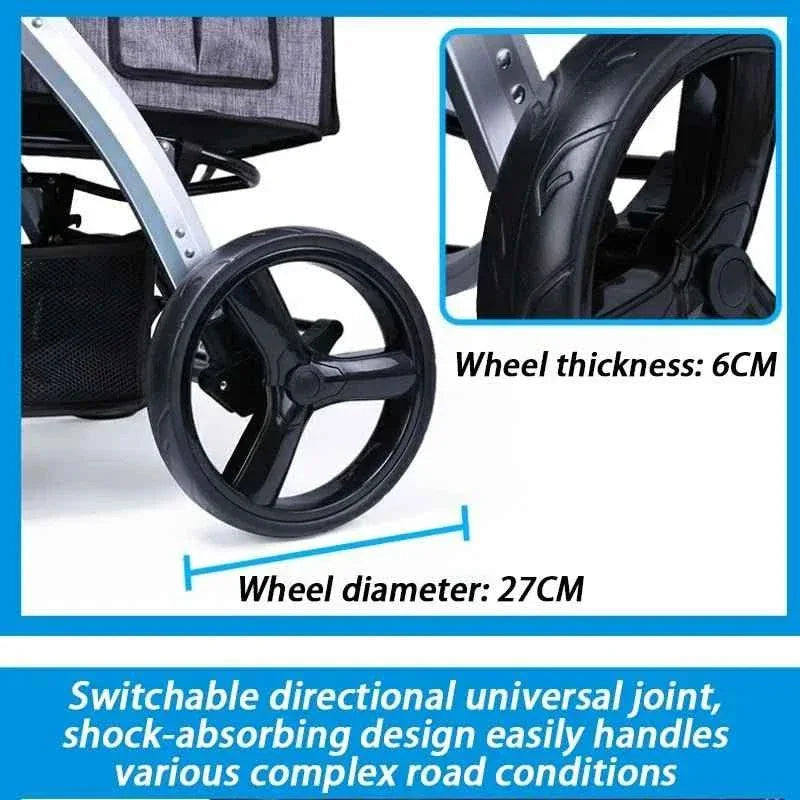 Foldable Dog Stroller - Happy Tails