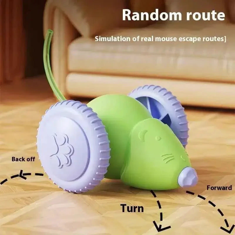 Interactive Cat Toy - Electric Mouse Car - Happy Tails - paws & love