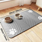 Waterproof Pet Feeding Mat – Absorbent Quick-Dry Placemat for Easy Cleanup - Happy Tails - paws & love