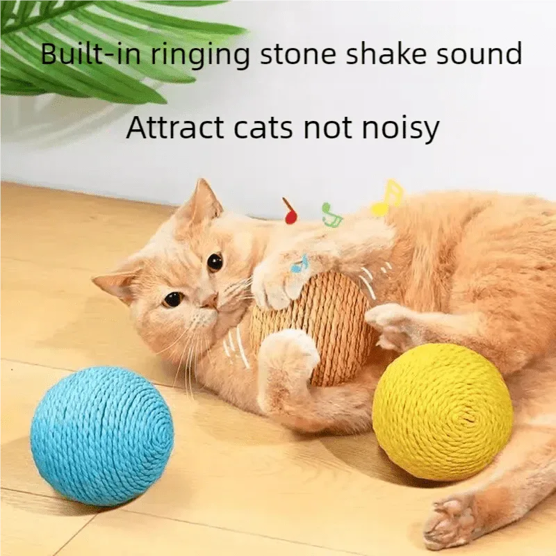 Cat Scratching Ball - Interactive Toy - Happy Tails - paws & love