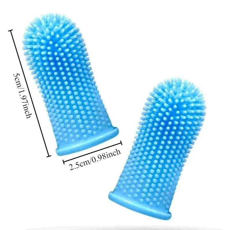 Soft Silicone Pet Toothbrush - Happy Tails
