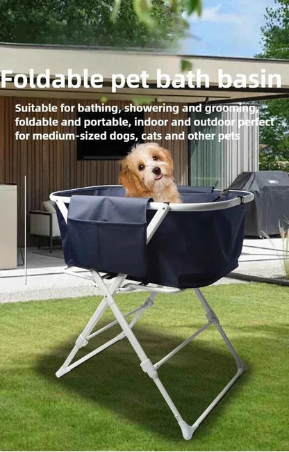 Foldable Pet Bath Tub - Happy Tails - paws & love