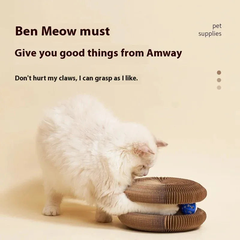 Stylish Cat Scratching Board - Happy Tails - paws & love