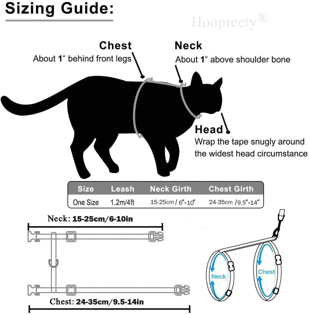 Kitten Adventures Harness & Leash Set - Happy Tails