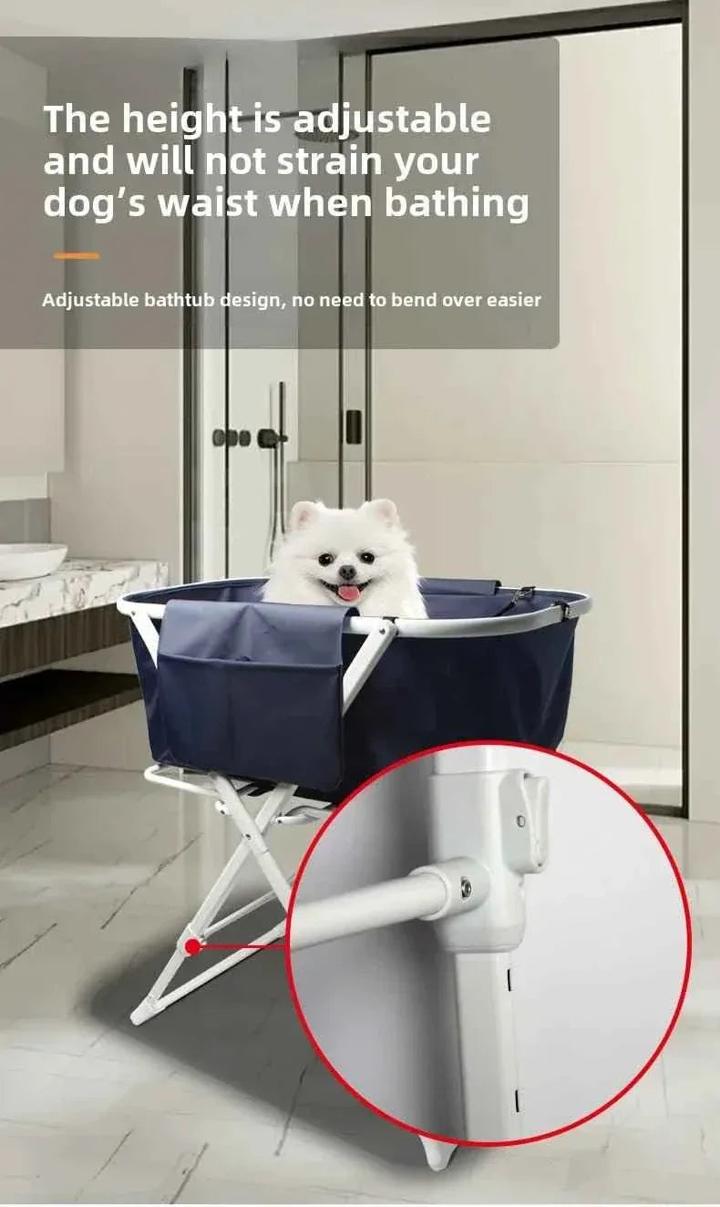 Foldable Pet Bath Tub - Happy Tails - paws & love