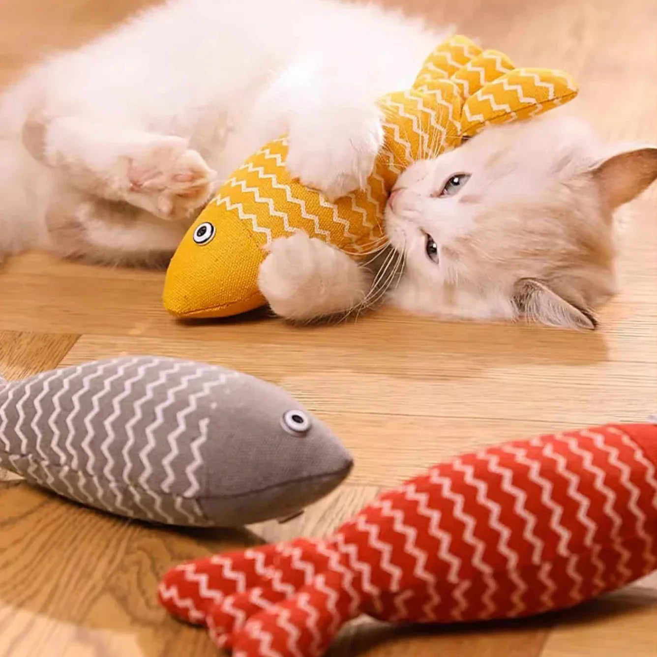 Purrfect Paws Cat Fish Toy - Happy Tails