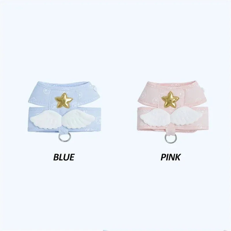 Cat Dog Harness Necklace for Stylish Pet Walks - Happy Tails - paws & love